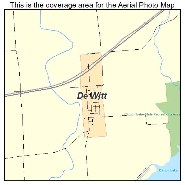 De Witt, IL location map 