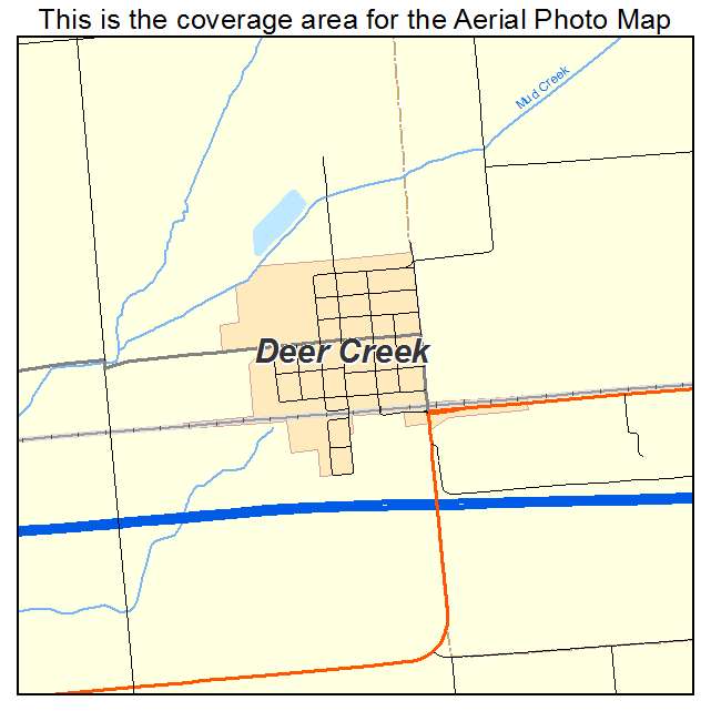 Deer Creek, IL location map 