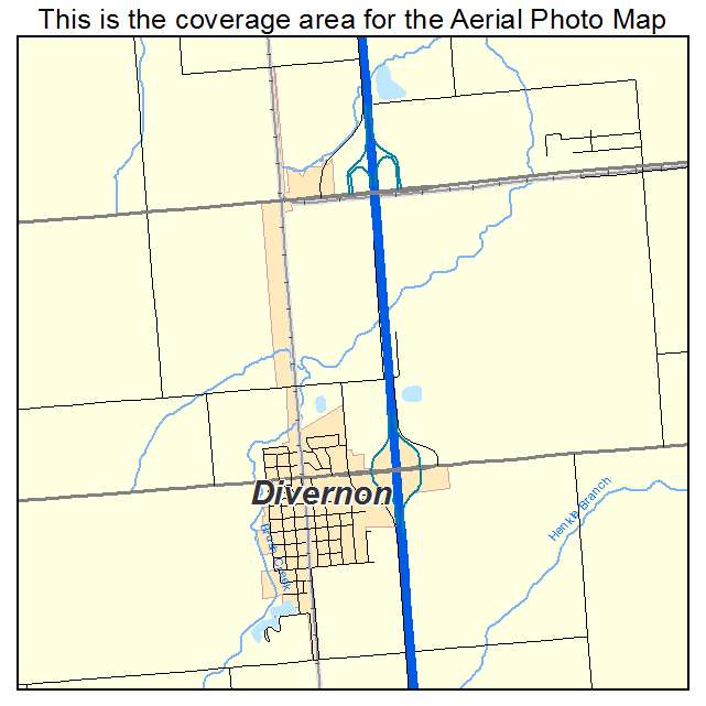 Divernon, IL location map 