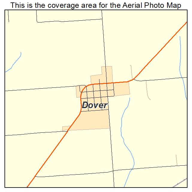 Dover, IL location map 