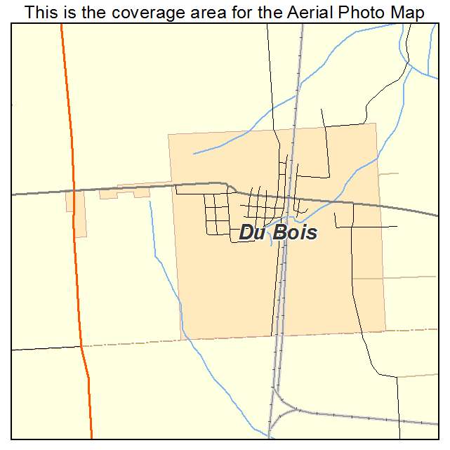 Du Bois, IL location map 