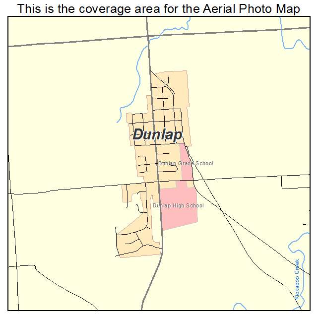 Dunlap, IL location map 