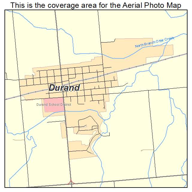 Durand, IL location map 