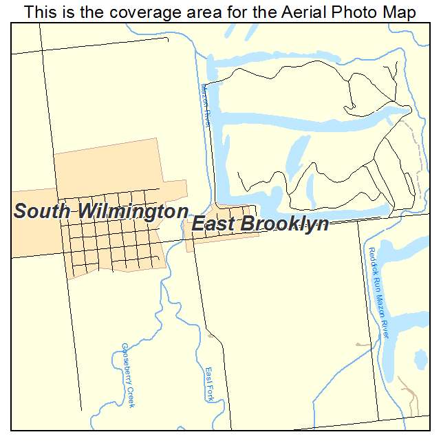 East Brooklyn, IL location map 