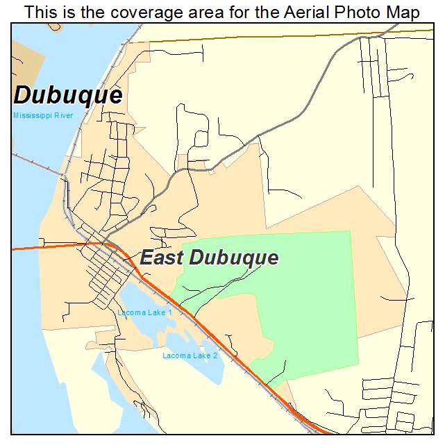 East Dubuque, IL location map 