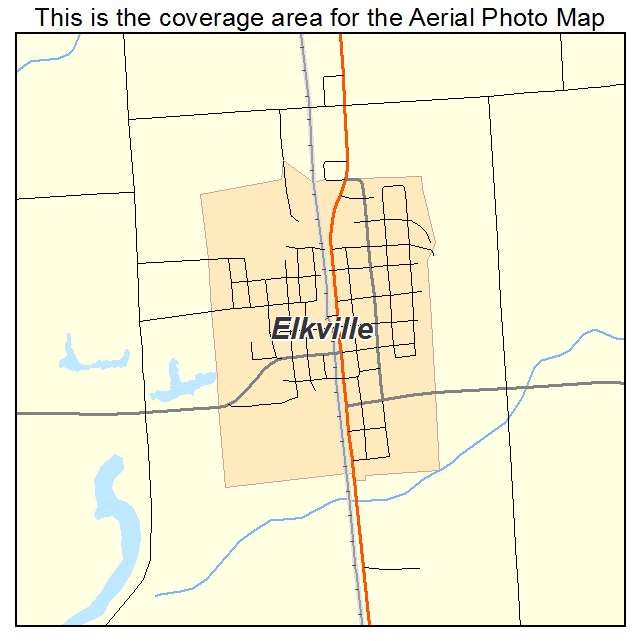 Elkville, IL location map 