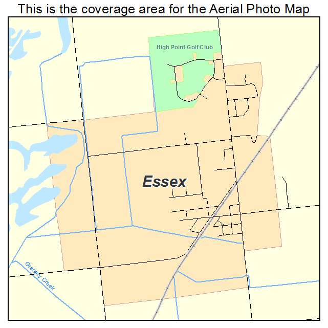Essex, IL location map 