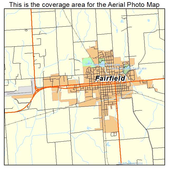 Fairfield, IL location map 