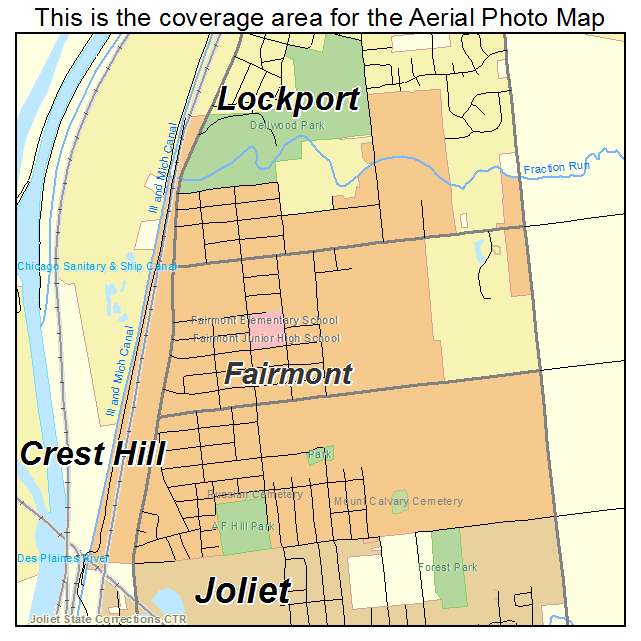 Fairmont, IL location map 