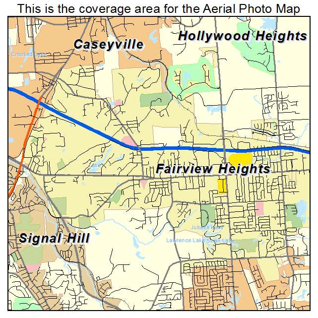 Fairview Heights, IL location map 