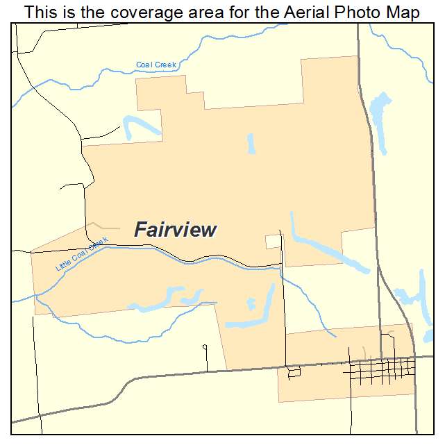 Fairview, IL location map 