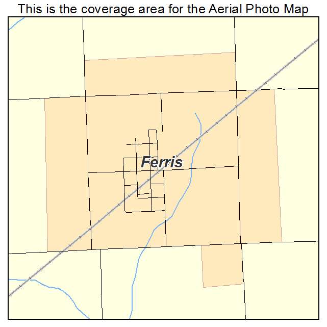 Ferris, IL location map 