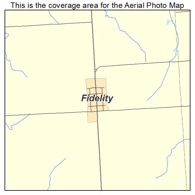 Fidelity, IL location map 