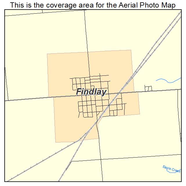 Findlay, IL location map 