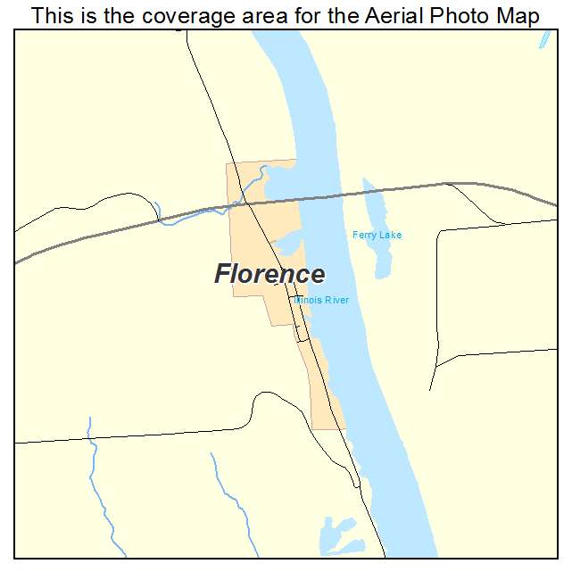 Florence, IL location map 