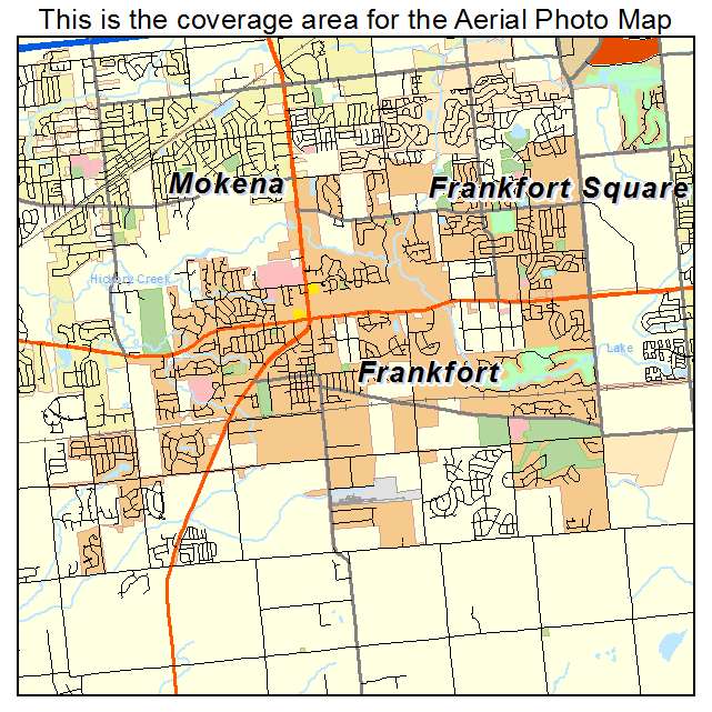 Frankfort, IL location map 