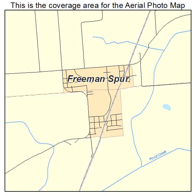 Freeman Spur, IL location map 