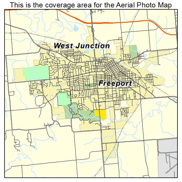 Freeport, IL location map 
