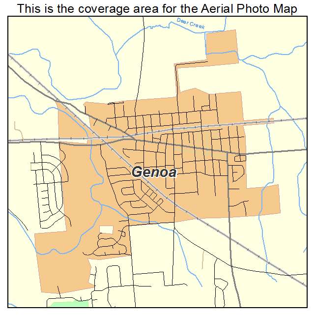 Genoa, IL location map 