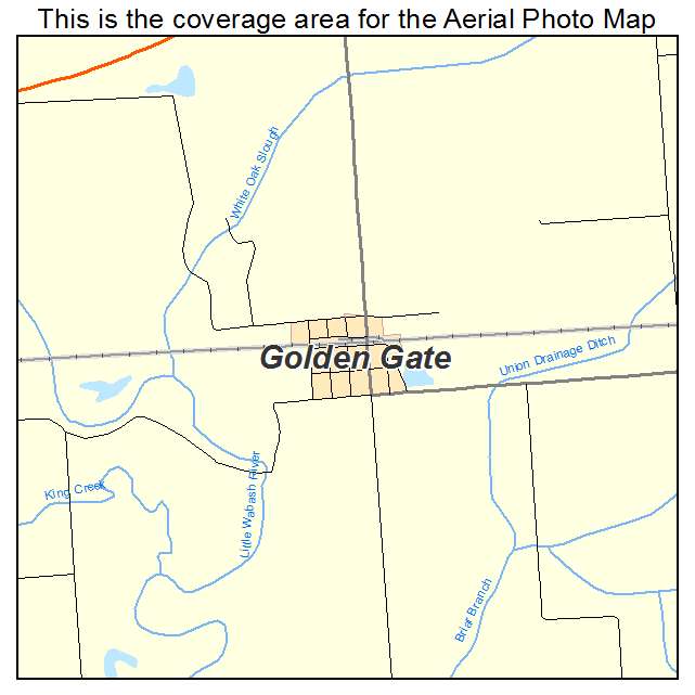 Golden Gate, IL location map 