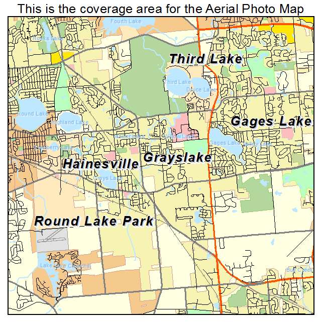 Grayslake, IL location map 