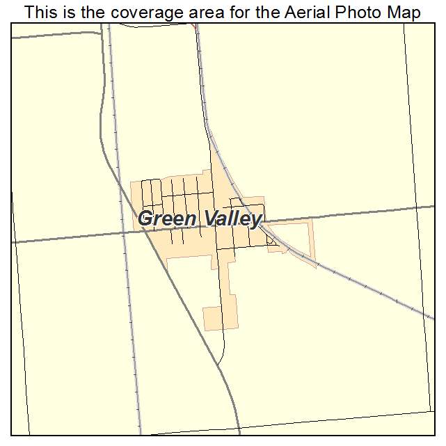 Green Valley, IL location map 