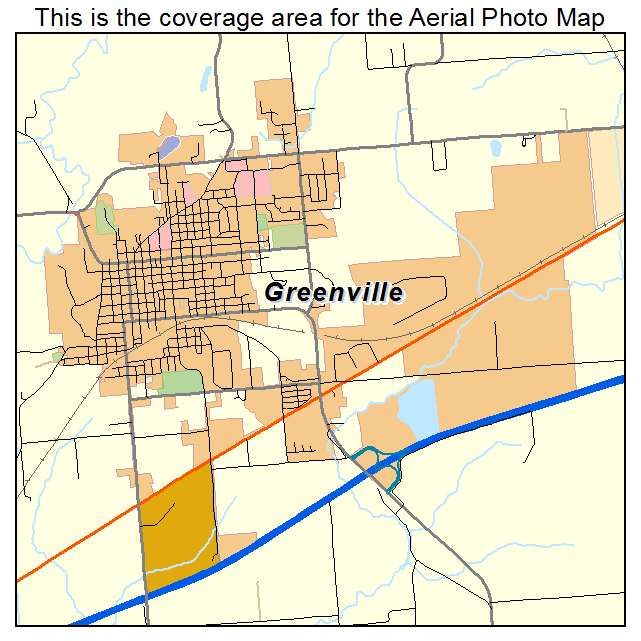 Greenville, IL location map 