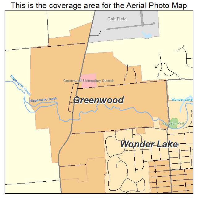 Greenwood, IL location map 