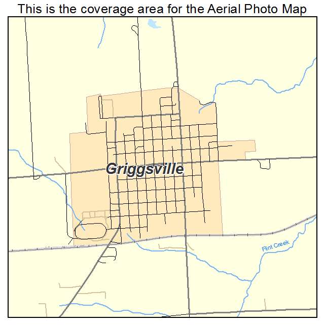 Griggsville, IL location map 