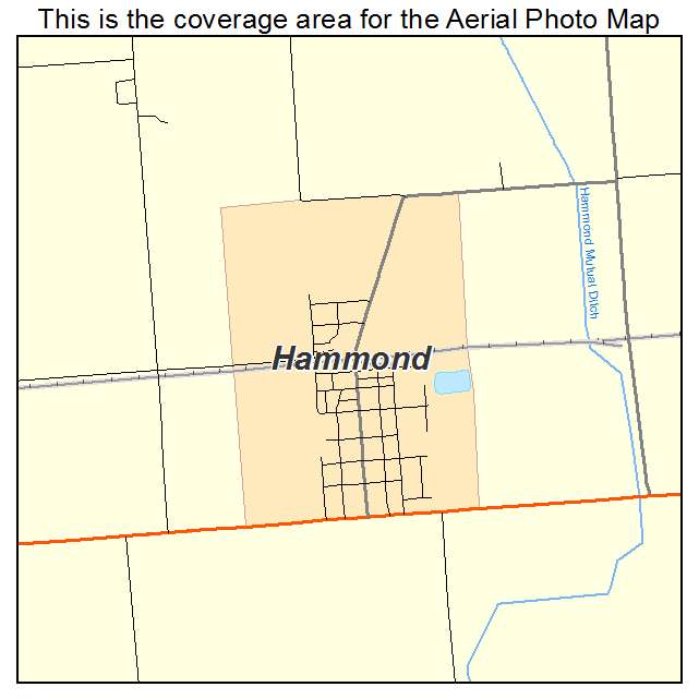 Hammond, IL location map 