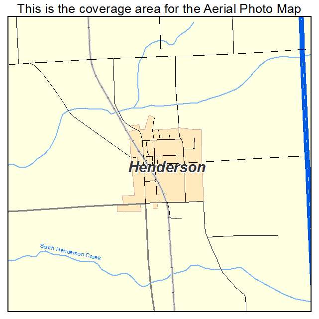 Henderson, IL location map 