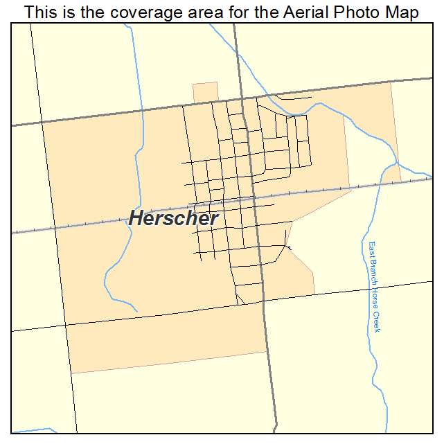 Herscher, IL location map 