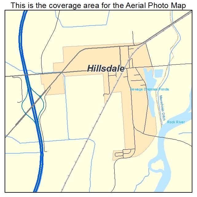 Hillsdale, IL location map 