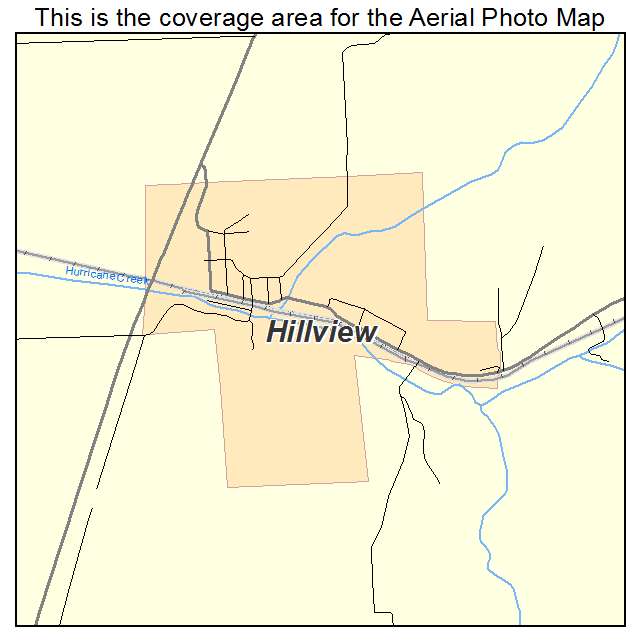 Hillview, IL location map 