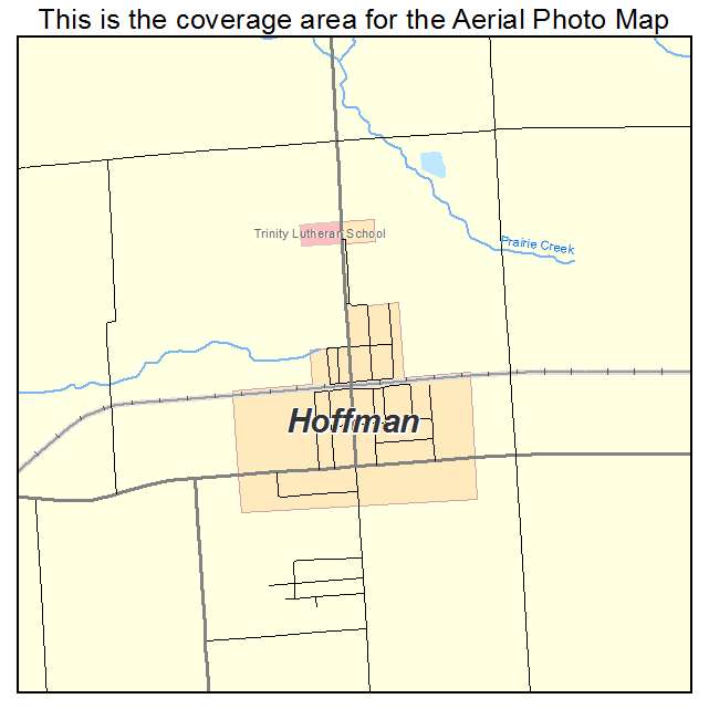 Hoffman, IL location map 