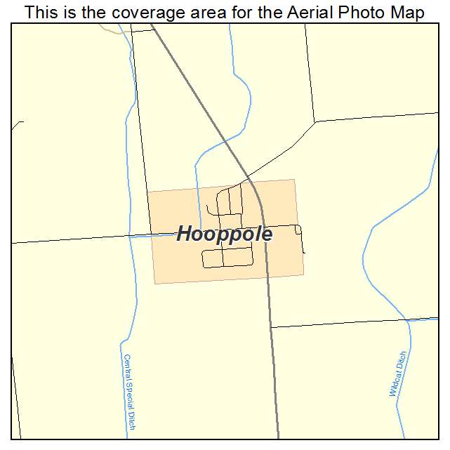 Hooppole, IL location map 