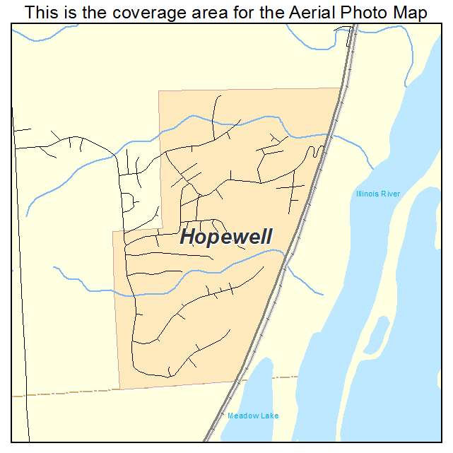 Hopewell, IL location map 