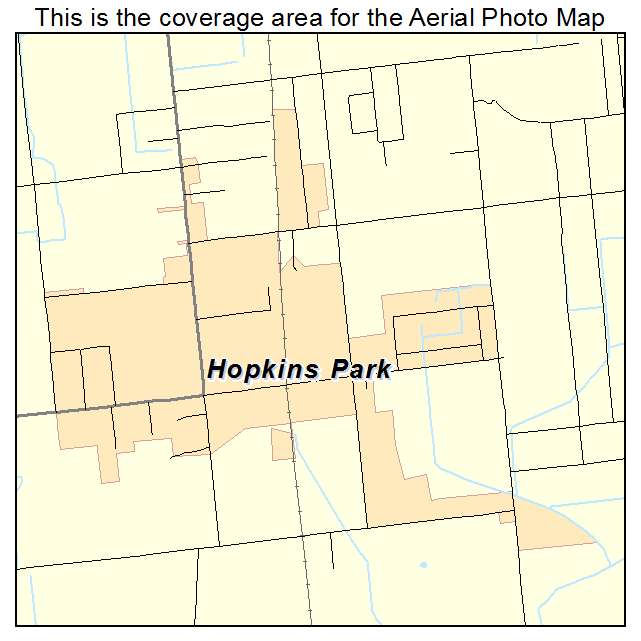Hopkins Park, IL location map 