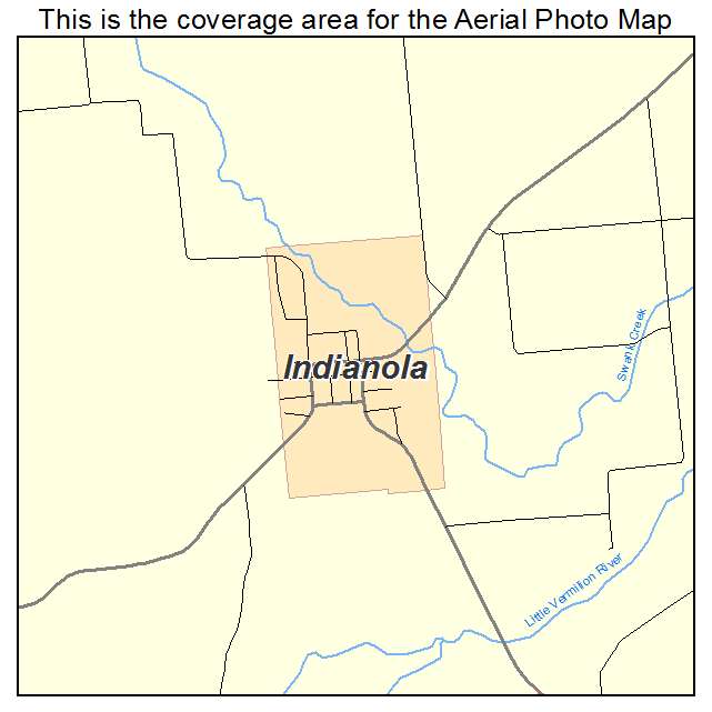 Indianola, IL location map 