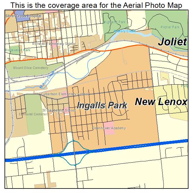 Ingalls Park, IL location map 