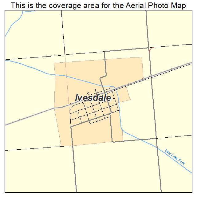 Ivesdale, IL location map 