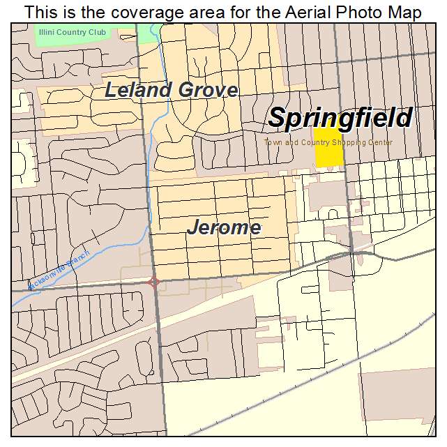 Jerome, IL location map 