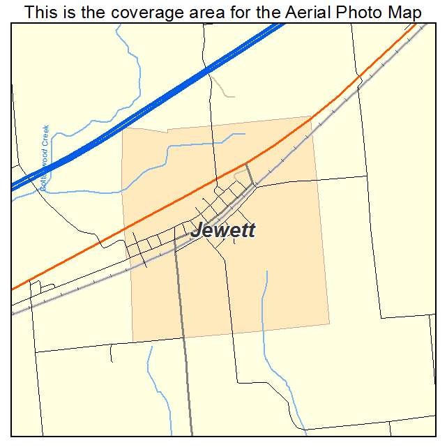 Jewett, IL location map 
