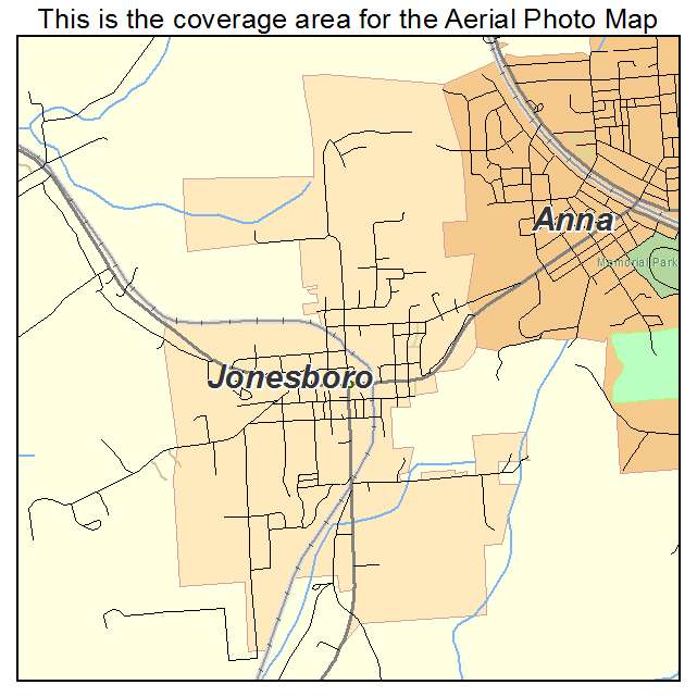 Jonesboro, IL location map 