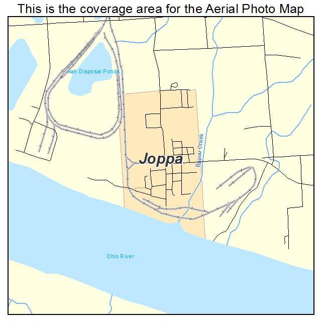 Joppa, IL location map 