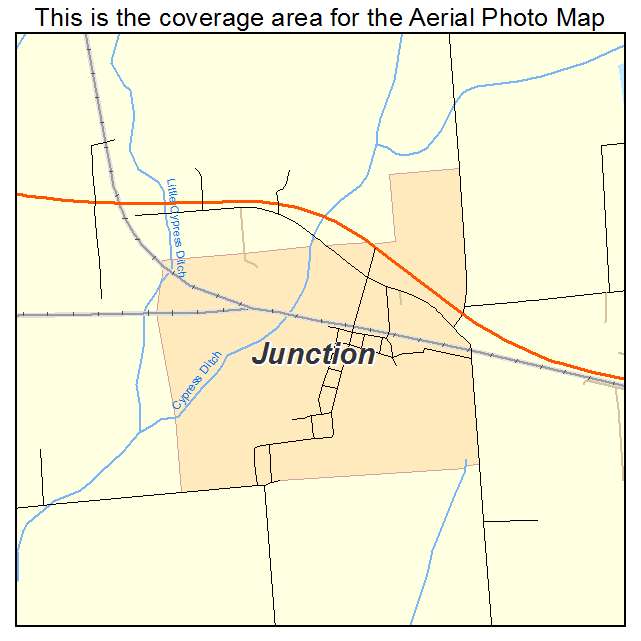 Junction, IL location map 