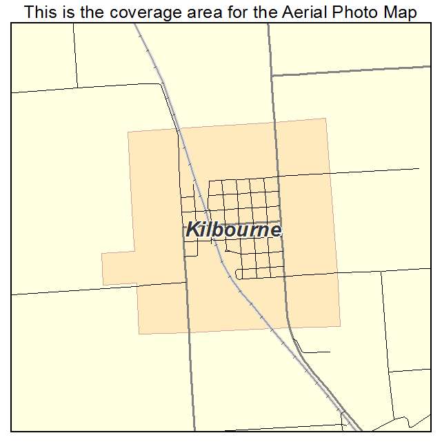 Kilbourne, IL location map 