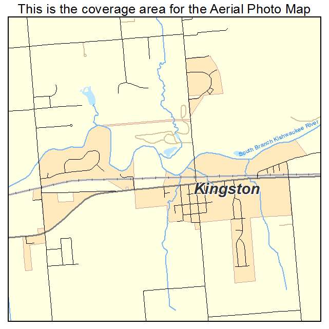 Kingston, IL location map 