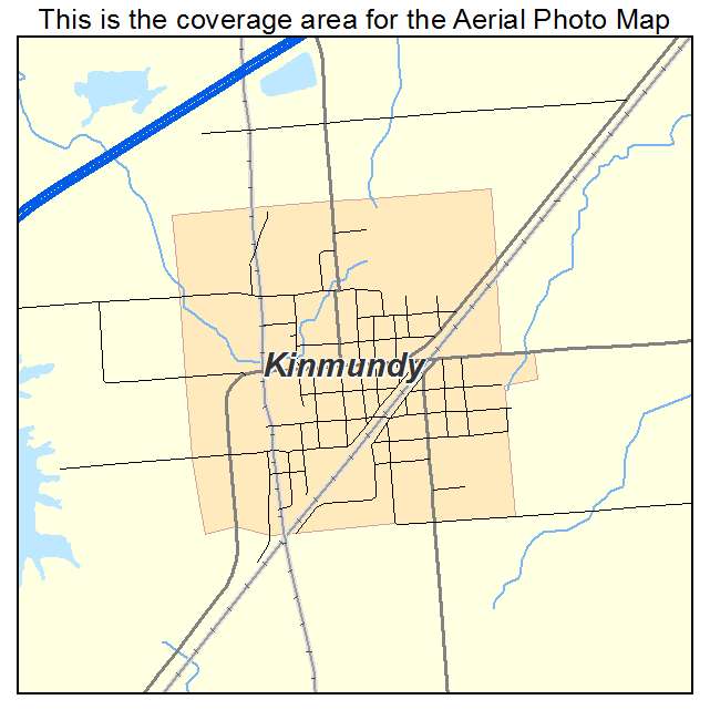 Kinmundy, IL location map 