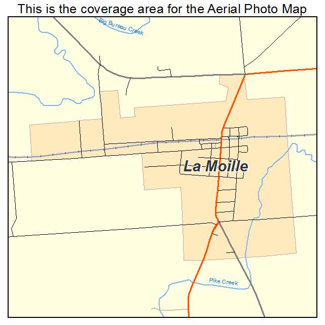 La Moille, IL location map 
